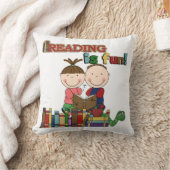 Das Strichmännchen-Kinderablesen ist- Spaß Kissen (Decke)