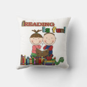 Das Strichmännchen-Kinderablesen ist- Spaß Kissen (Rückseite)