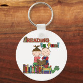 Das Strichmännchen-Kinderablesen ist- Spaß Schlüsselanhänger (Vorderseite)