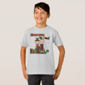 Das Strichmännchen-Kinderablesen ist- Spaß T-Shirt (Vorne ganz)