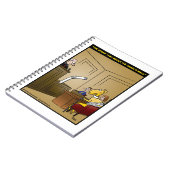 "Das Stroh, das brach die Rückseite des Kamels " Notizblock (Linke Seite)