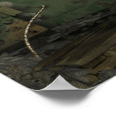 Das Strohpferd Poster (Ecke)