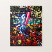 das Stück des einzigartigen Kollektors des Puzzlen Puzzle (Vertikal)