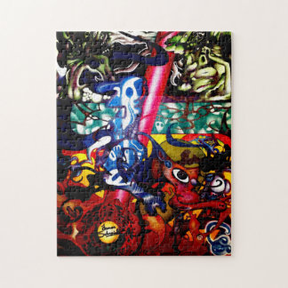 das Stück des einzigartigen Kollektors des Puzzlen Puzzle