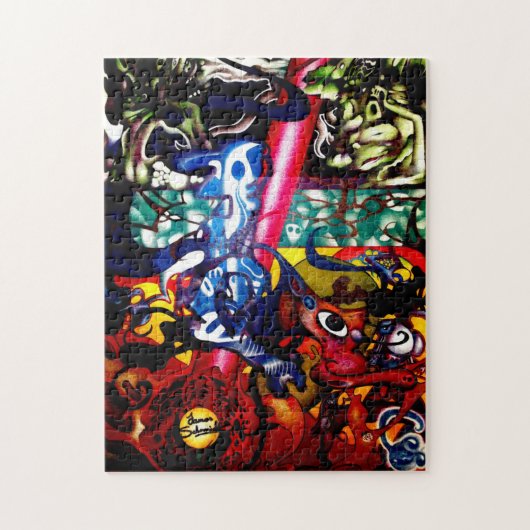 das Stück des einzigartigen Kollektors des Puzzlen Puzzle (Vertikal)