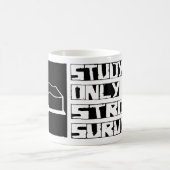 Das Studieren überleben Kaffeetasse (Mittel)