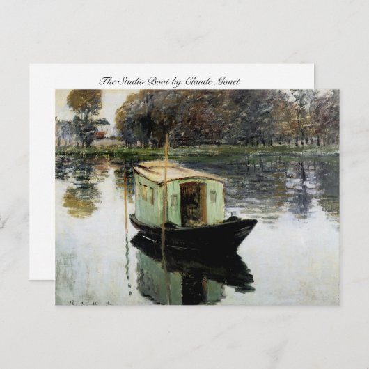 Das Studio-Boot Postkarte (Vorne/Hinten)