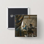 Das Studio des Künstlers, c.1665-66 (Öl auf Button (Vorne & Hinten)