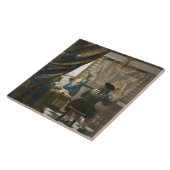 Das Studio des Künstlers, c.1665-66 (Öl auf Fliese (Seite)