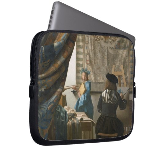 Das Studio des Künstlers, c.1665-66 (Öl auf Laptopschutzhülle (Vorne Rechts)