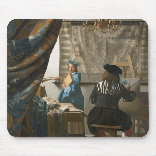 Das Studio des Künstlers, c.1665-66 (Öl auf Mousepad (Vorne)
