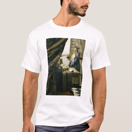 Das Studio des Künstlers, c.1665-6 T-Shirt (Vorderseite)