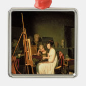 Das Studio des Künstlers Silbernes Ornament (Vorne)