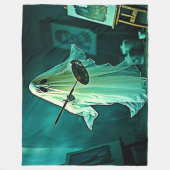 Das Studio-Design von Ghosted Artist Fleecedecke (Vorderseite)