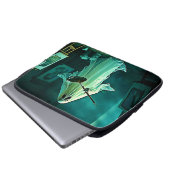 Das Studio-Design von Ghosted Artist Laptopschutzhülle (Vorne Knopf)