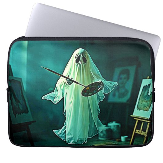Das Studio-Design von Ghosted Artist Laptopschutzhülle (Vorderseite)