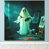 Das Studio-Design von Ghosted Artist Leinwanddruck (Insitu (Holzboden))