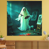 Das Studio-Design von Ghosted Artist Leinwanddruck (Insitu (Wohnzimmer))