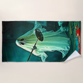 Das Studio-Design von Ghosted Artist Strandtuch (Vorderseite)