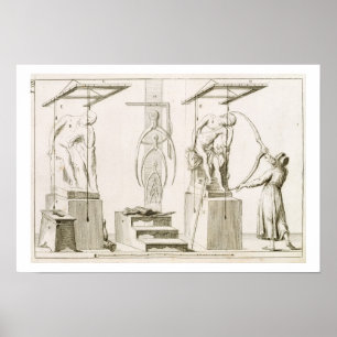 Das Studio eines Bildhauers, c.1800 (Stich) Poster