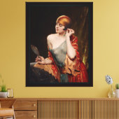 Das Studio Mirror von Albert Henry Collings Leinwanddruck (Insitu (Wohnzimmer))