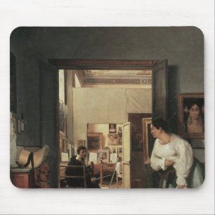 Das Studio von Ingres in Rom, 1818 Mousepad