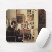 Das Studio von Ingres in Rom, 1818 Mousepad (Mit Mouse)