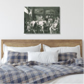 Das Studio von Jacques Louis David Leinwanddruck (Insitu (Schlafzimmer))