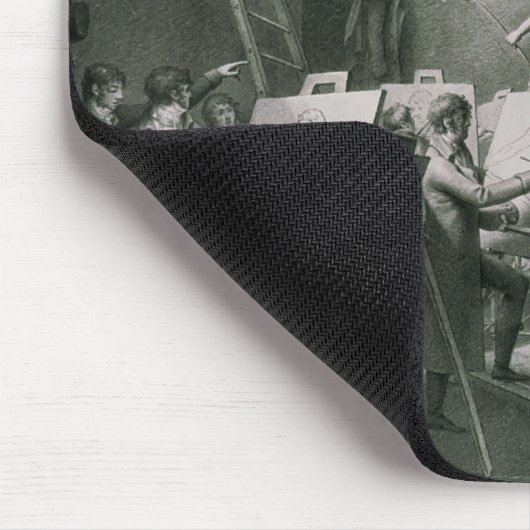 Das Studio von Jacques Louis David Mousepad (Ecke)