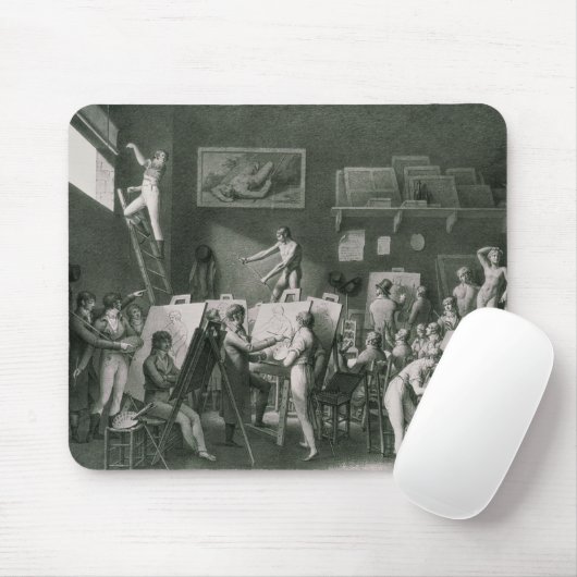 Das Studio von Jacques Louis David Mousepad (Mit Mouse)