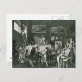 Das Studio von Jacques Louis David Postkarte (Vorne/Hinten)