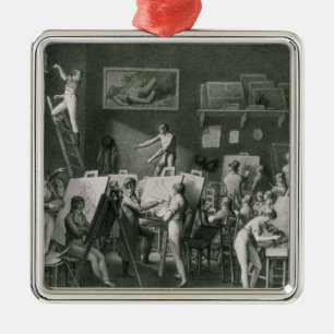 Das Studio von Jacques Louis David Silbernes Ornament