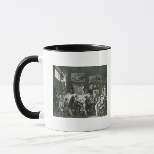 Das Studio von Jacques Louis David Tasse (Links)