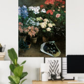 Das Studium der Blume Poster (Heimbüro)