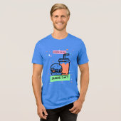 Das Studium kann warten Snacks können nicht die Mi Tri-Blend Shirt (Vorderseite voll)