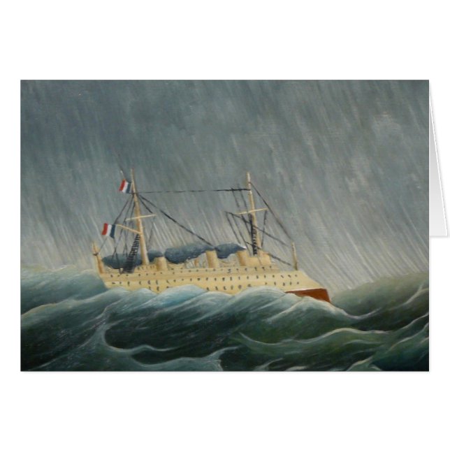 Das Sturm geworfene Schiff (Vorderseite (Horizontal))