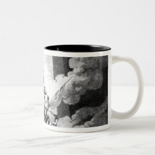 Das Stürmen von Badajoz, am 6. April 1812 Zweifarbige Tasse