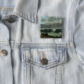 Das stürmische Meer oder, die Welle, 1870 Button (Beispiel)