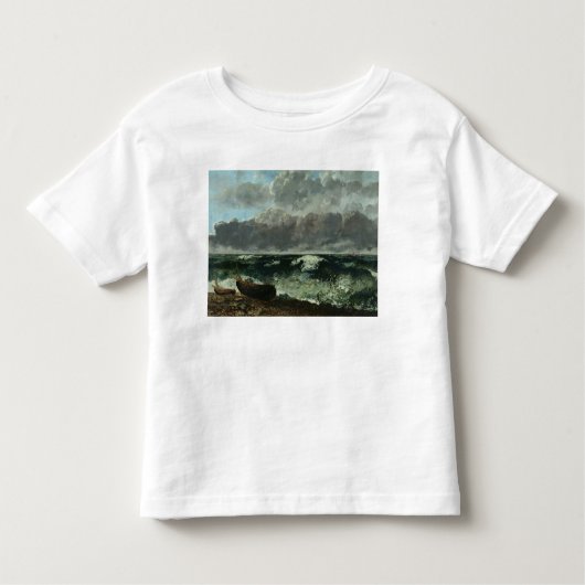 Das stürmische Meer oder, die Welle, 1870 Kleinkind T-shirt (Vorderseite)