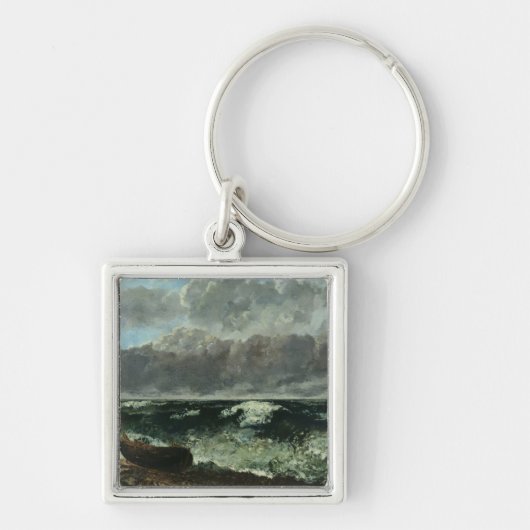 Das stürmische Meer oder, die Welle, 1870 Schlüsselanhänger (Vorne)