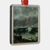 Das stürmische Meer oder, die Welle, 1870 Silbernes Ornament (Rechts)