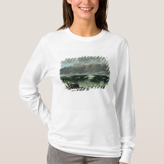 Das stürmische Meer oder, die Welle, 1870 T-Shirt (Vorderseite)