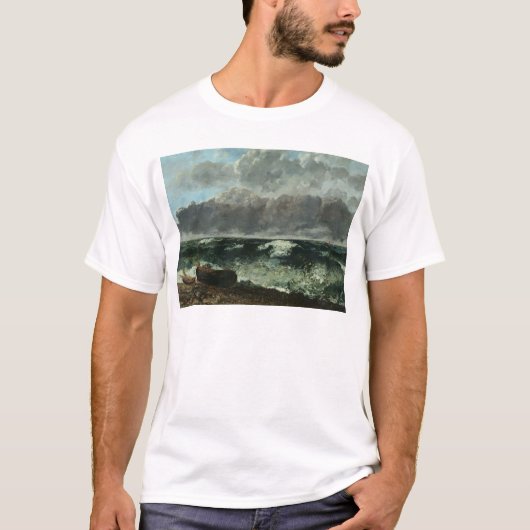 Das stürmische Meer oder, die Welle, 1870 T-Shirt (Vorderseite)