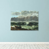 Das Sturmmeer oder, die Welle, 1870 Leinwanddruck (Insitu (Holzboden))