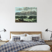 Das Sturmmeer oder, die Welle, 1870 Leinwanddruck (Insitu (Schlafzimmer))