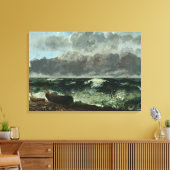 Das Sturmmeer oder, die Welle, 1870 Leinwanddruck (Insitu (Wohnzimmer))