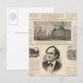 Das Sturtevant House, New York Postkarte (Vorne/Hinten)
