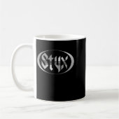 Das STYX Band Grafikgeschenk für Fans Kaffeetasse (Links)