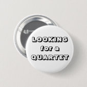 "Das Suchen nach einem Quartett" knöpft Button (Vorne & Hinten)