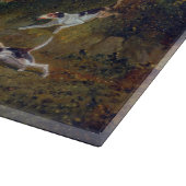 Das Suffolk-Jagdbrett 1833 Fox Hunt Cutting Board Schneidebrett (Ecke)